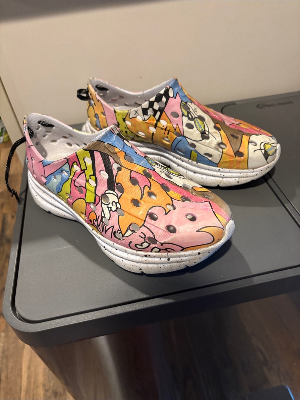 Colorful Graphic Slip-On kane limited edition - Pink Multi